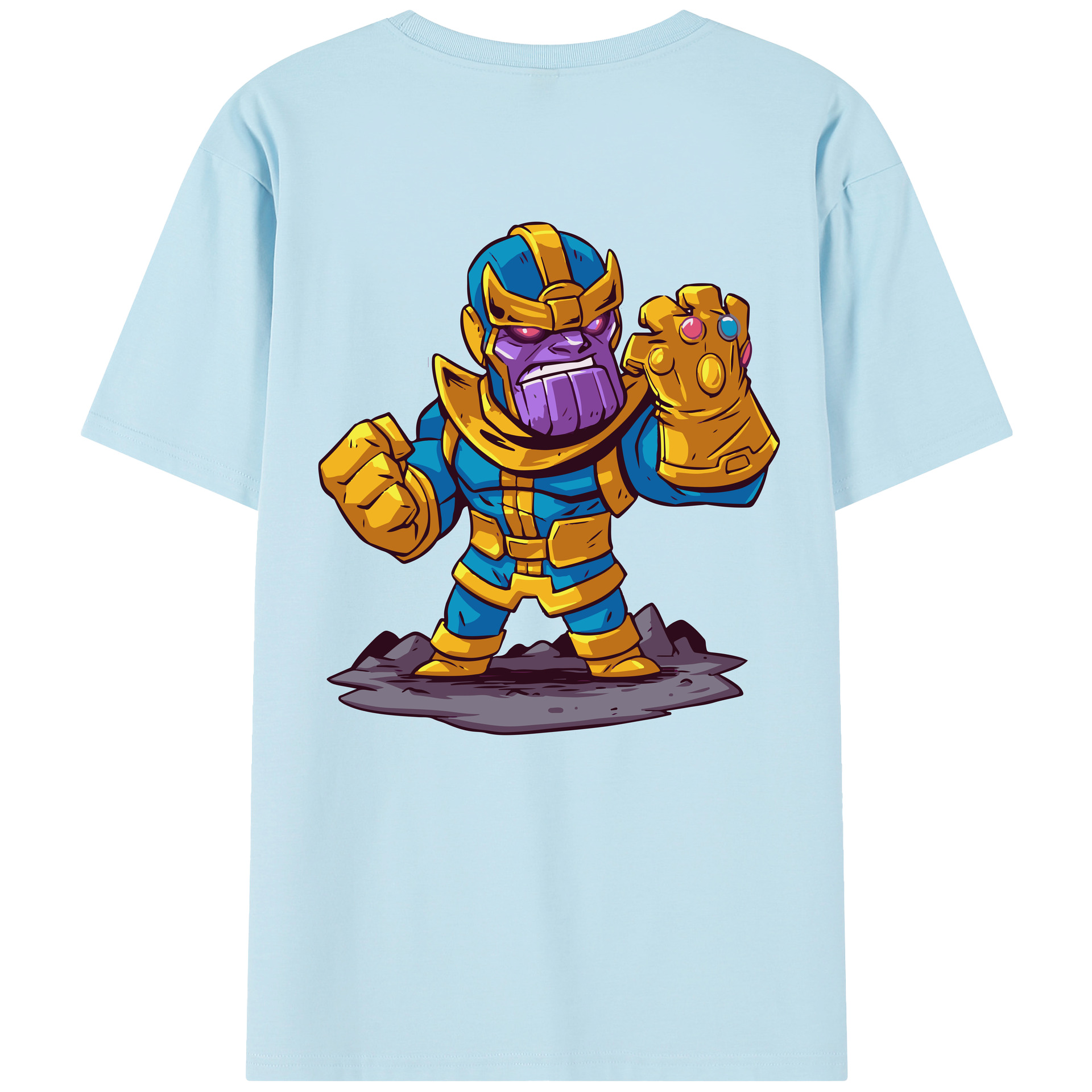 （画像用） アベンジャーズ The Avengers 綿100％半袖Tシャツ（背面プリント）